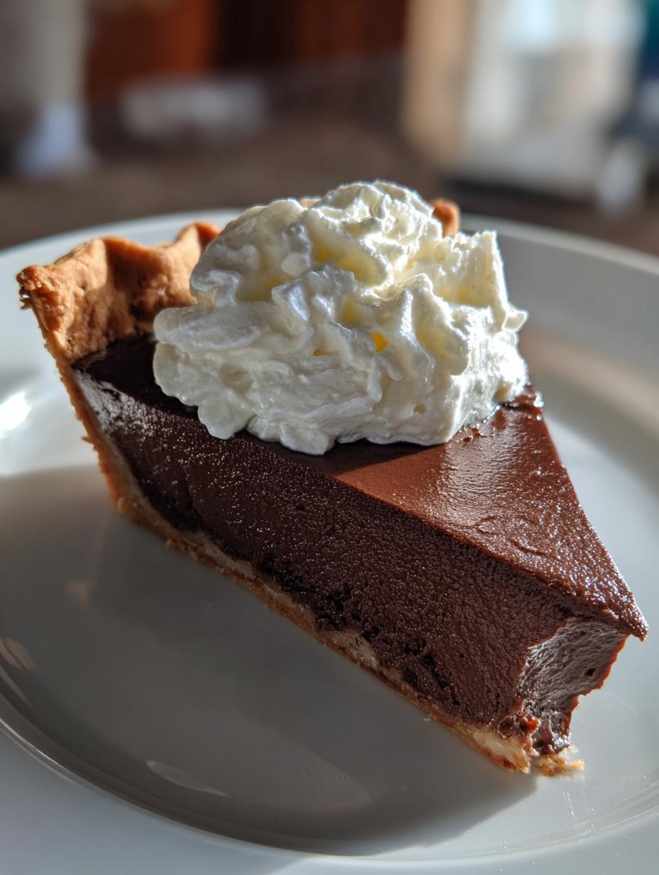 chocolate pie