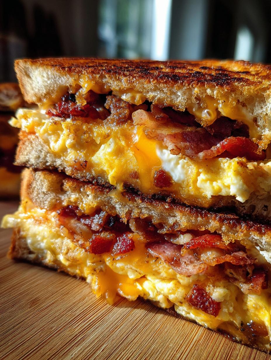 christmas breakfast sandwiches