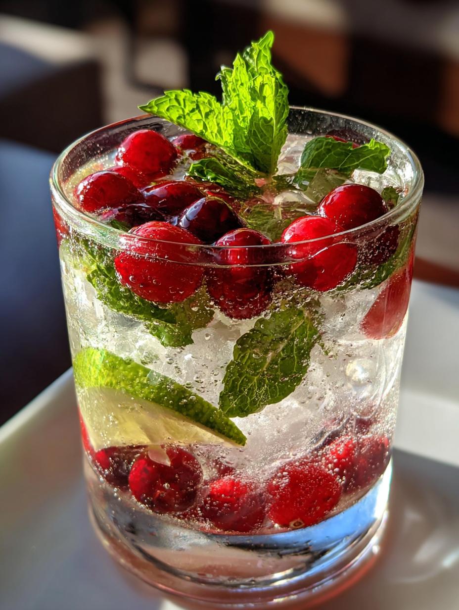 christmas mojito - detail 1