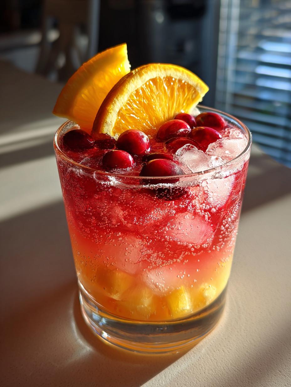 christmas punch cocktail recipe - detail 1