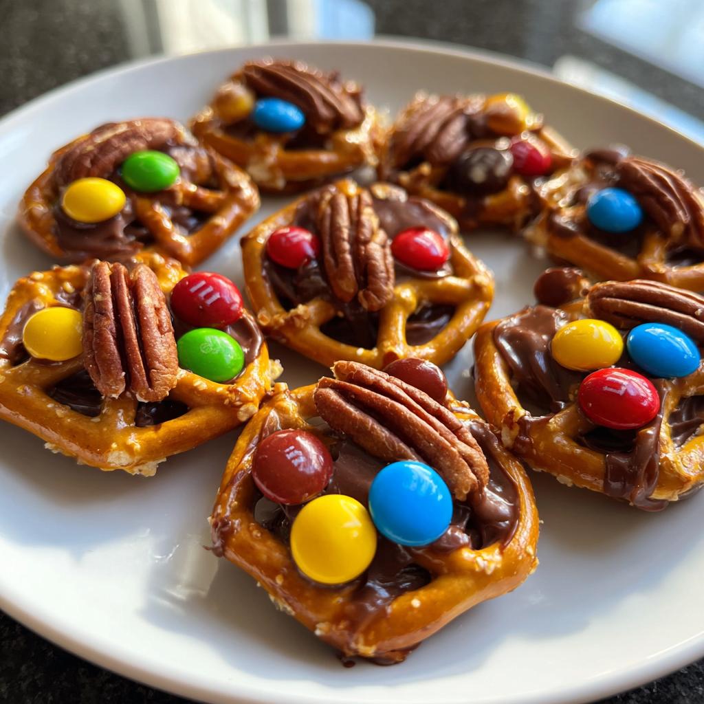 christmas rolo pretzels - detail 1