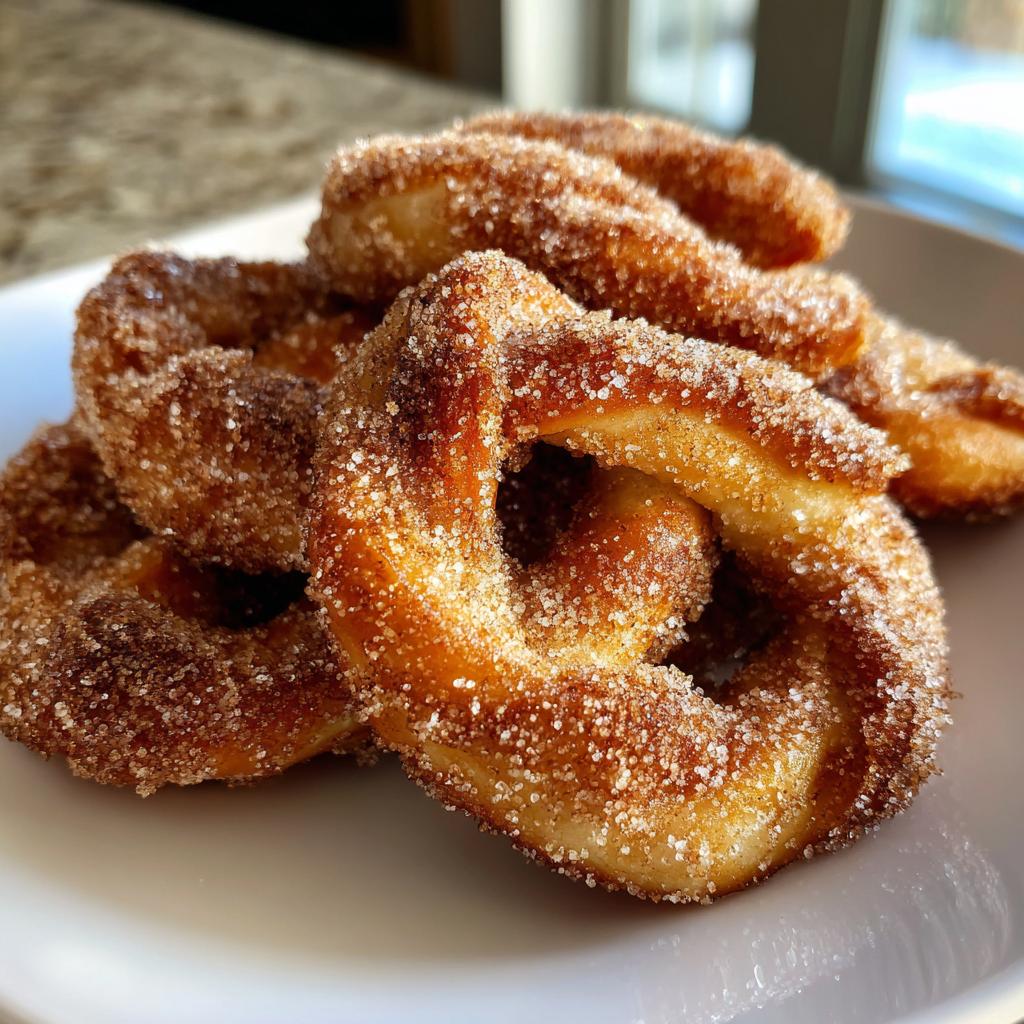cinnamon sugar pretzels - detail 1
