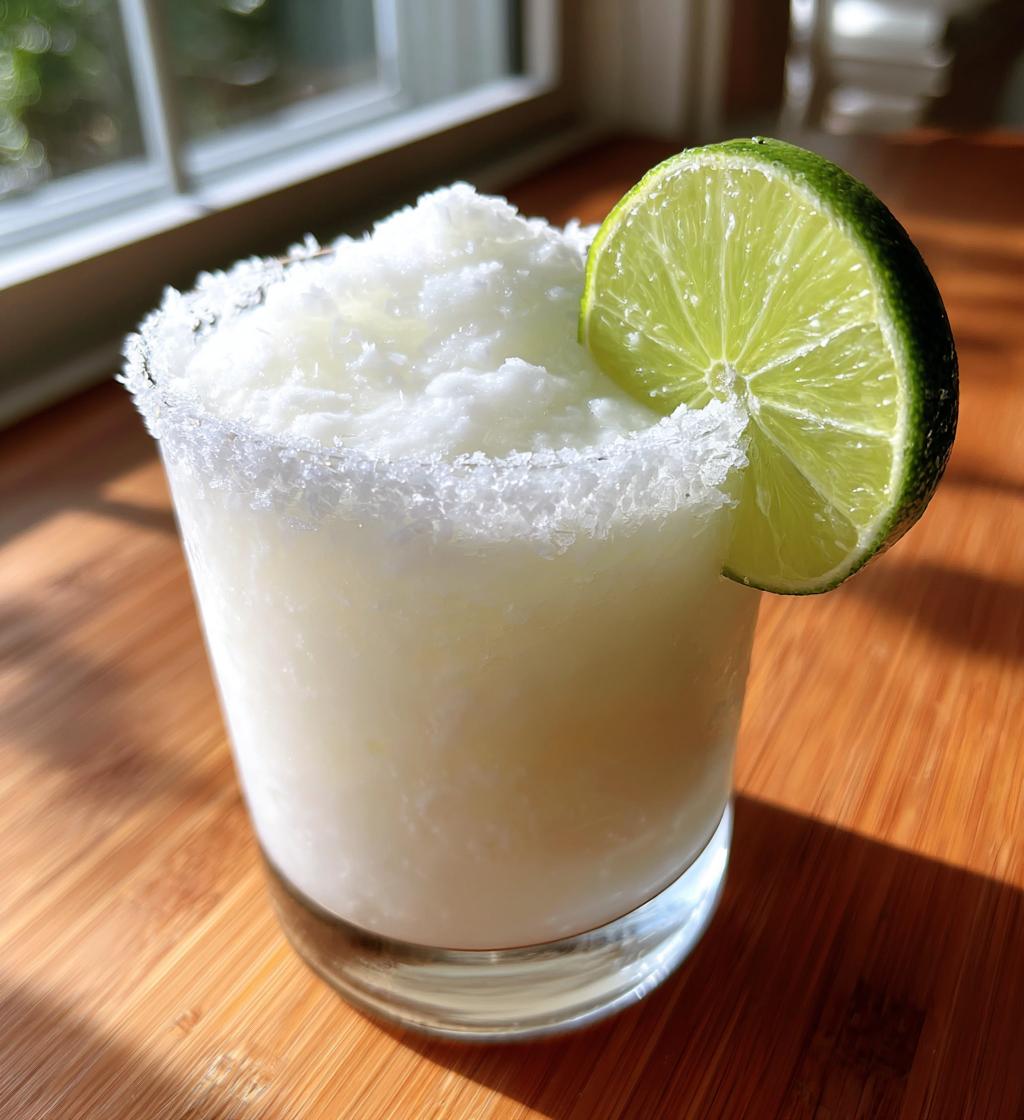 coconut margarita - detail 1
