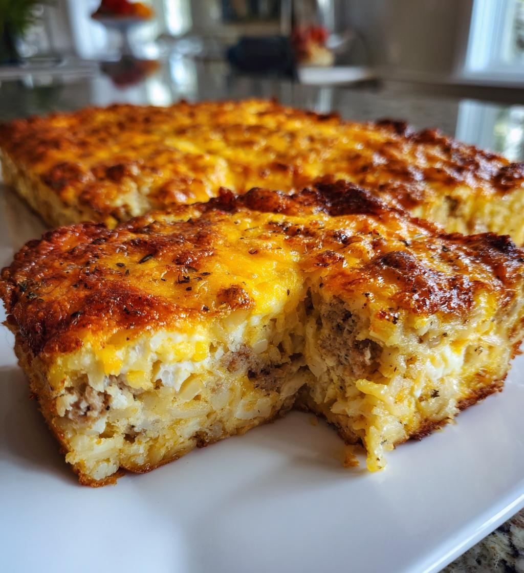 crack breakfast casserole - detail 1