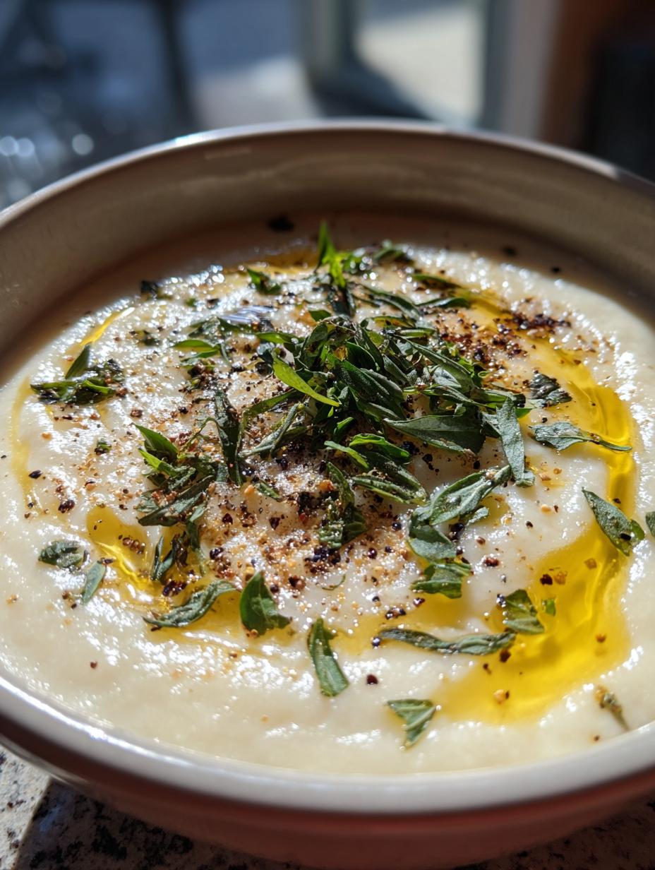 creamy cauliflower soup