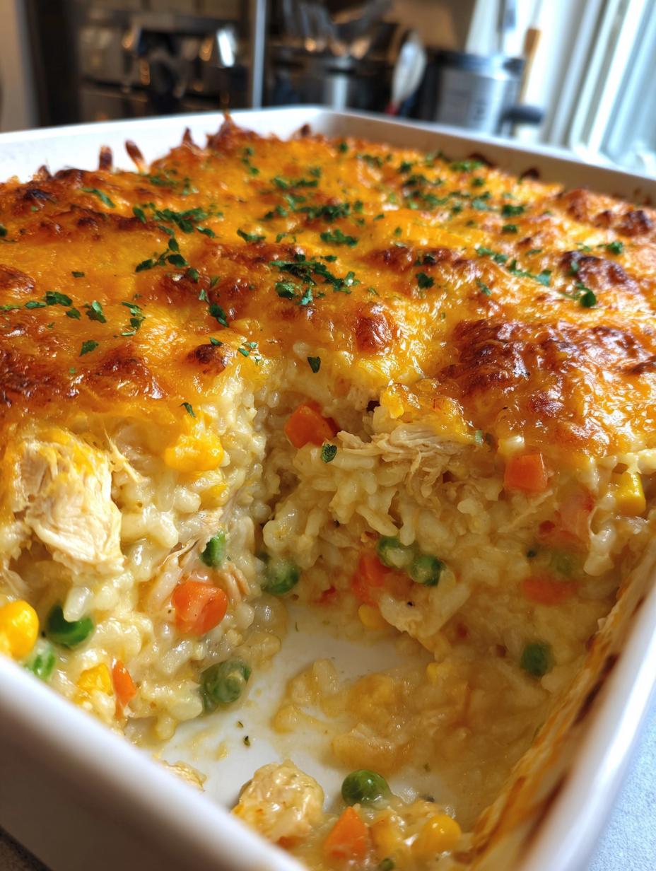 creamy chicken rice casserole delight - detail 1