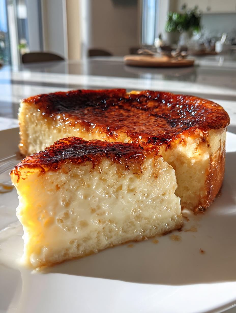 creme brulee cheesecake - detail 1