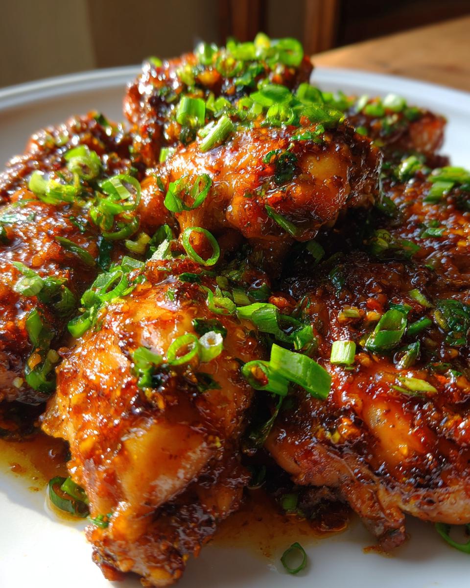 crock pot honey garlic chicken thighs crockpot - detail 1