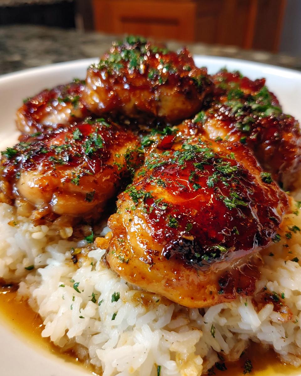 crock pot honey garlic chicken thighs