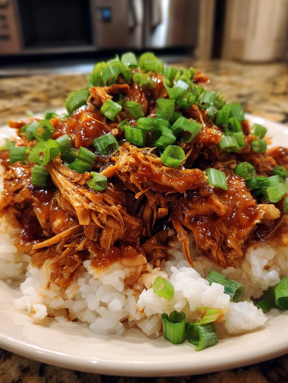crockpot honey chicken - detail 1