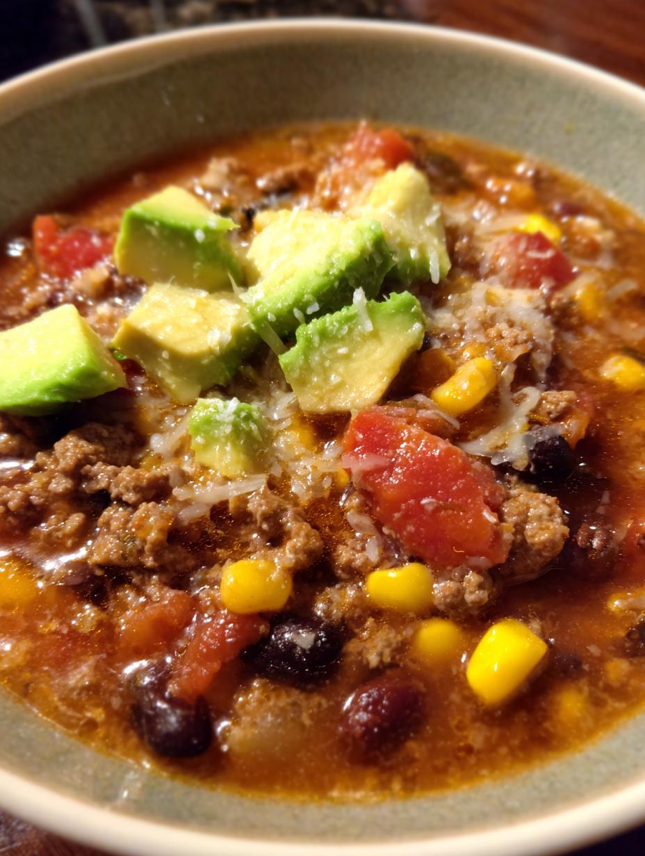 crockpot taco soup recipe - detail 1