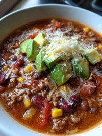 crockpot taco soup recipe