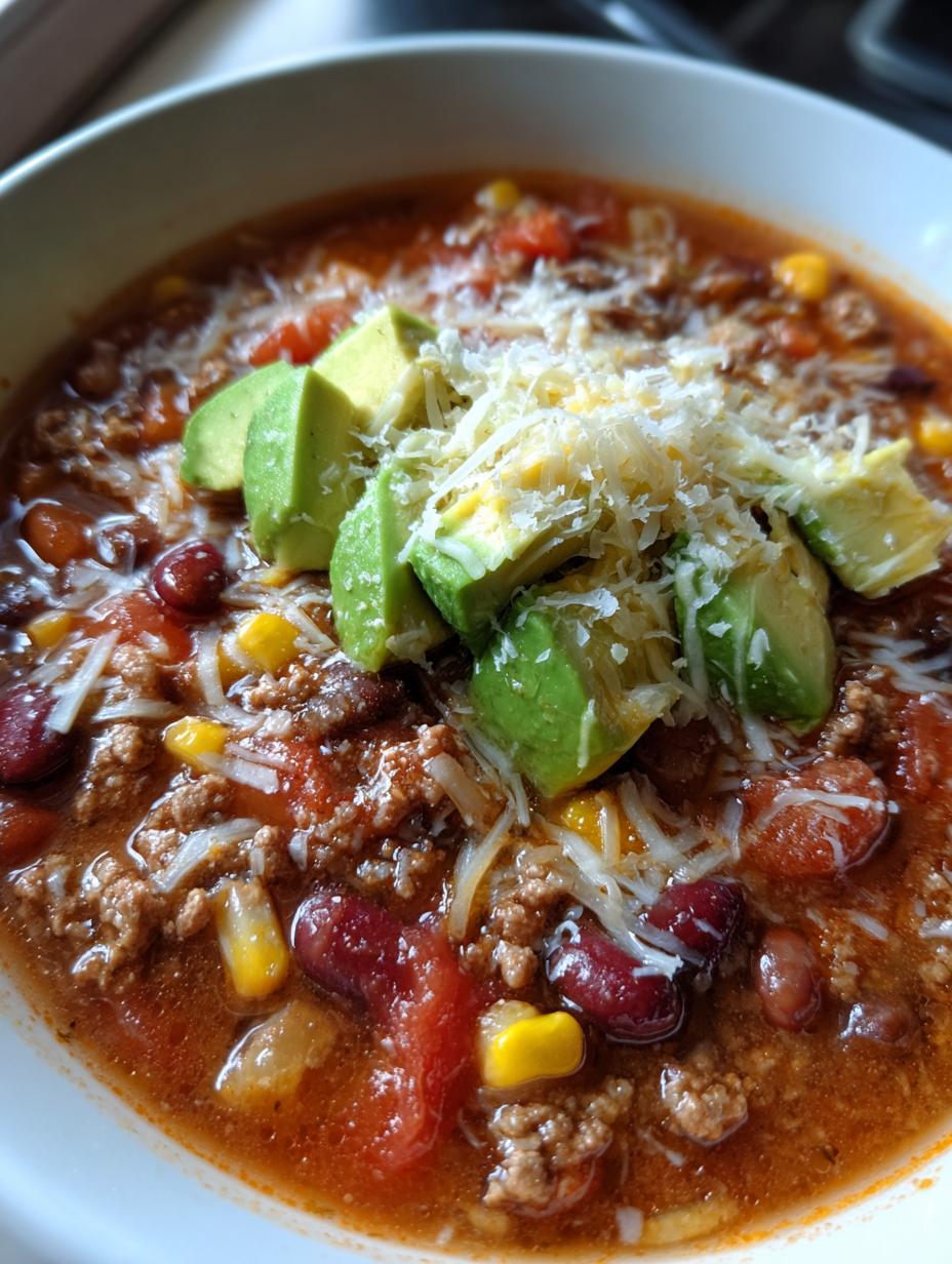 crockpot taco soup recipe