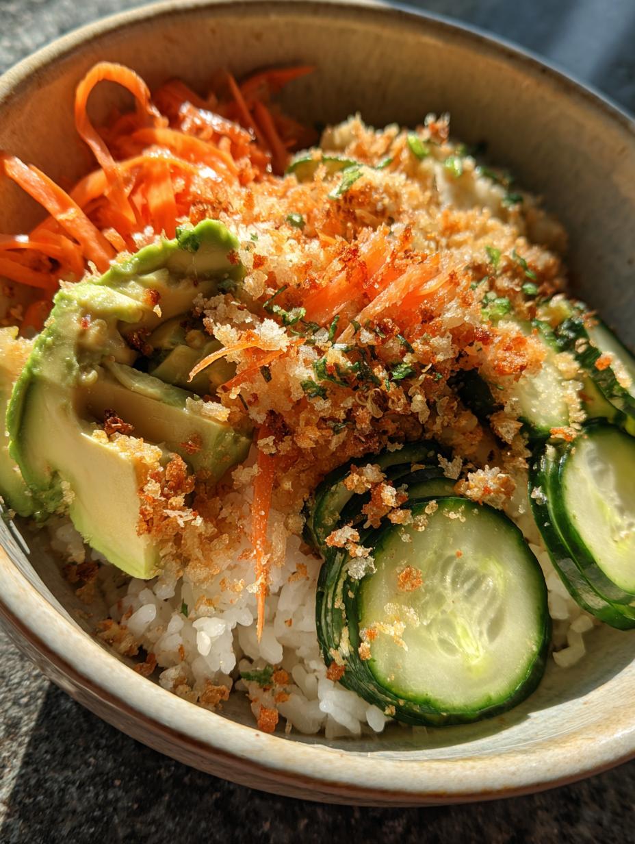 crunch roll sushi bowl