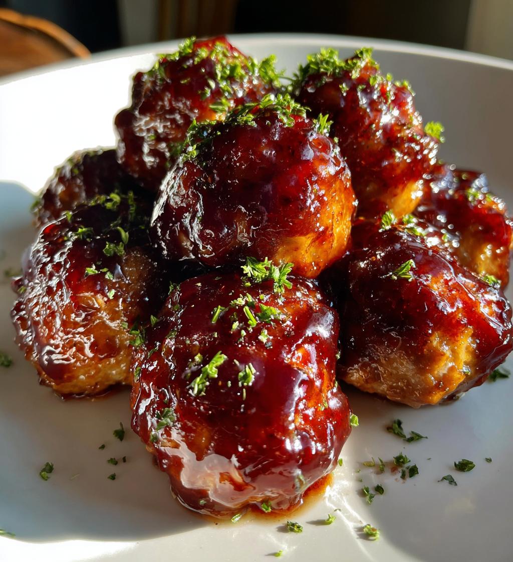 easy grape jelly meatballs recipe - detail 1