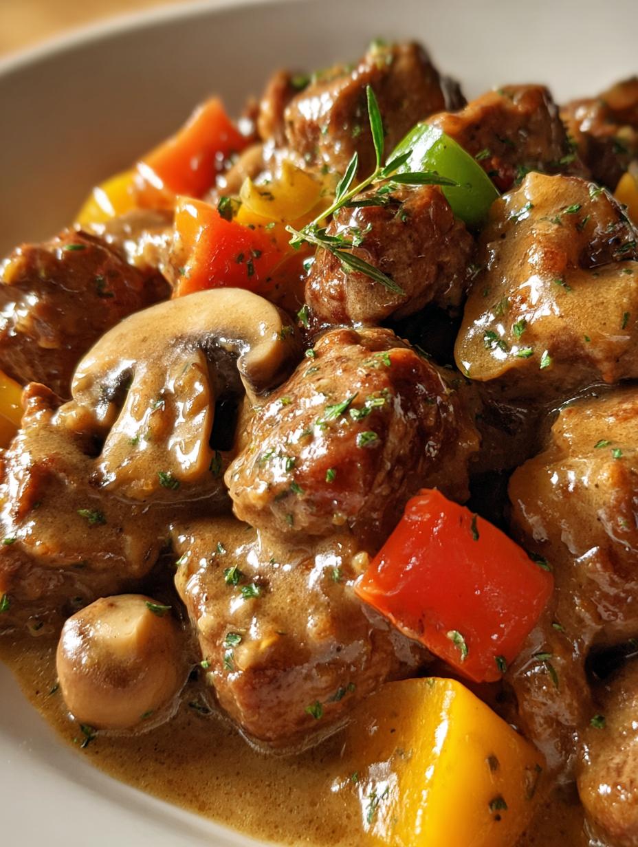 easy no peek beef tips