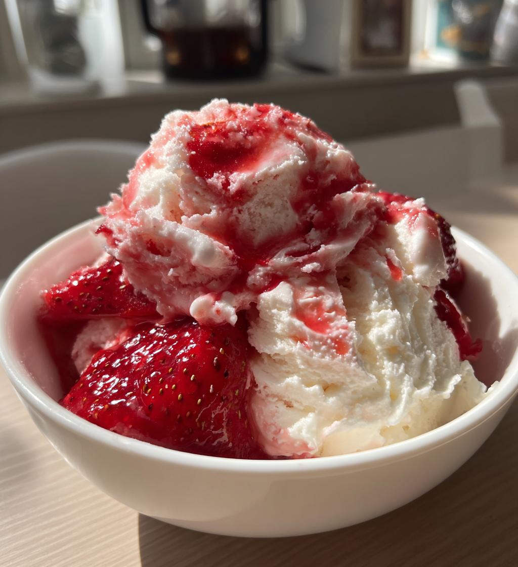 frozen strawberry desserts - detail 1