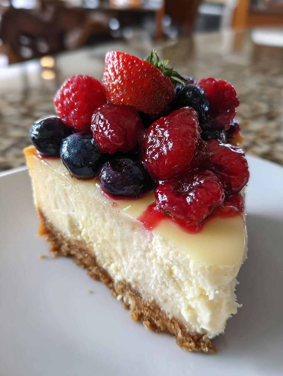 fruits of the forest cheesecake
