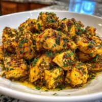 garlic butter chicken bites