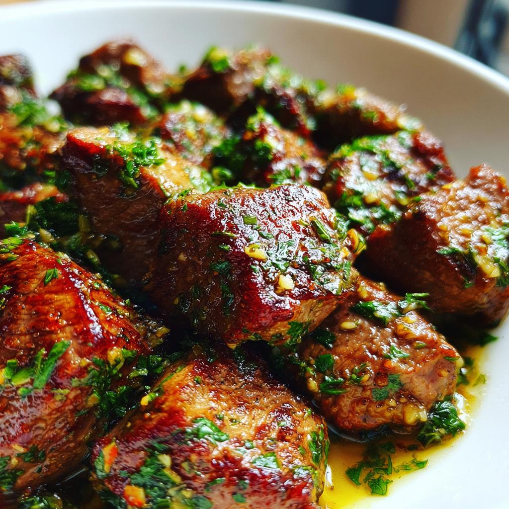 garlic butter steak bites
