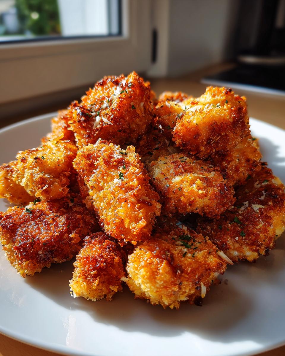 garlic parmesan chicken bites
