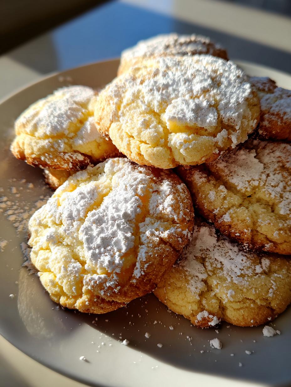 gooey butter cookies - detail 1