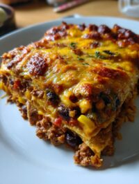 ground beef enchilada casserole