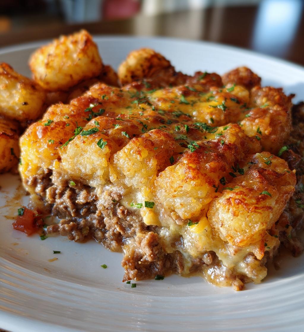 ground beef recipes tater tots