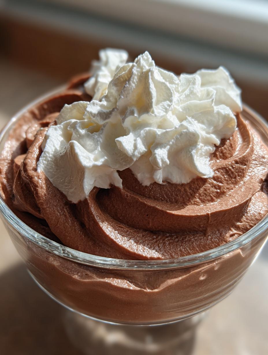 groundhog day chocolate mousse - detail 1