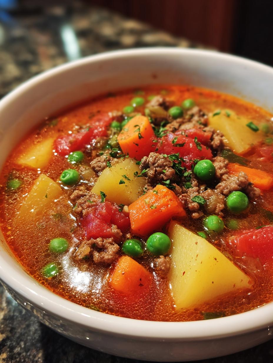 hamburger soup recipe