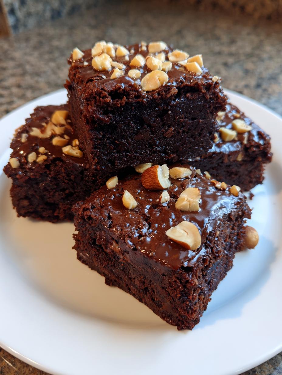 heavenly hazelnut brownies - detail 1