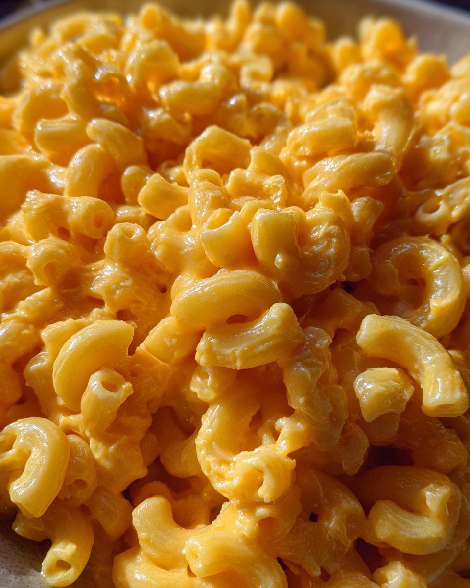 homemade mac and cheese - detail 1