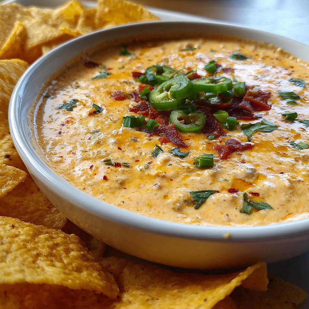 homemade white mexican cheese dip