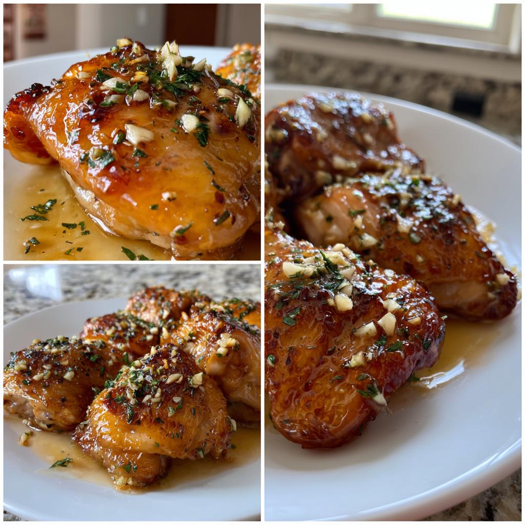 honey garlic chicken crock pot thighs easy recipes - detail 1