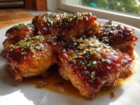 honey garlic chicken crock pot thighs easy recipes