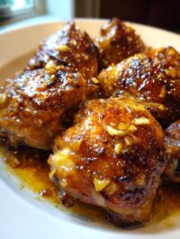honey garlic chicken thighs in crock pot