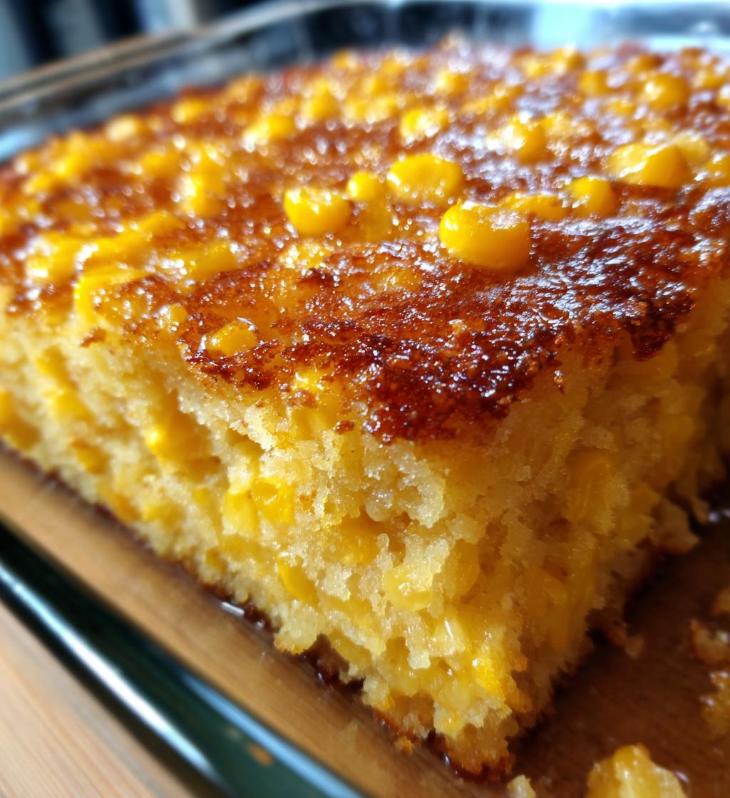 honey glazed corn casserole