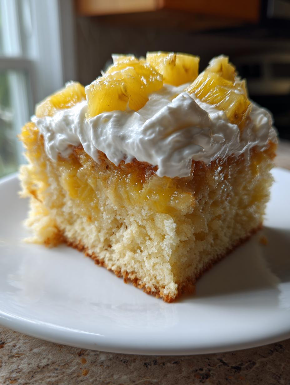 juicy pineapple heaven cake - detail 1