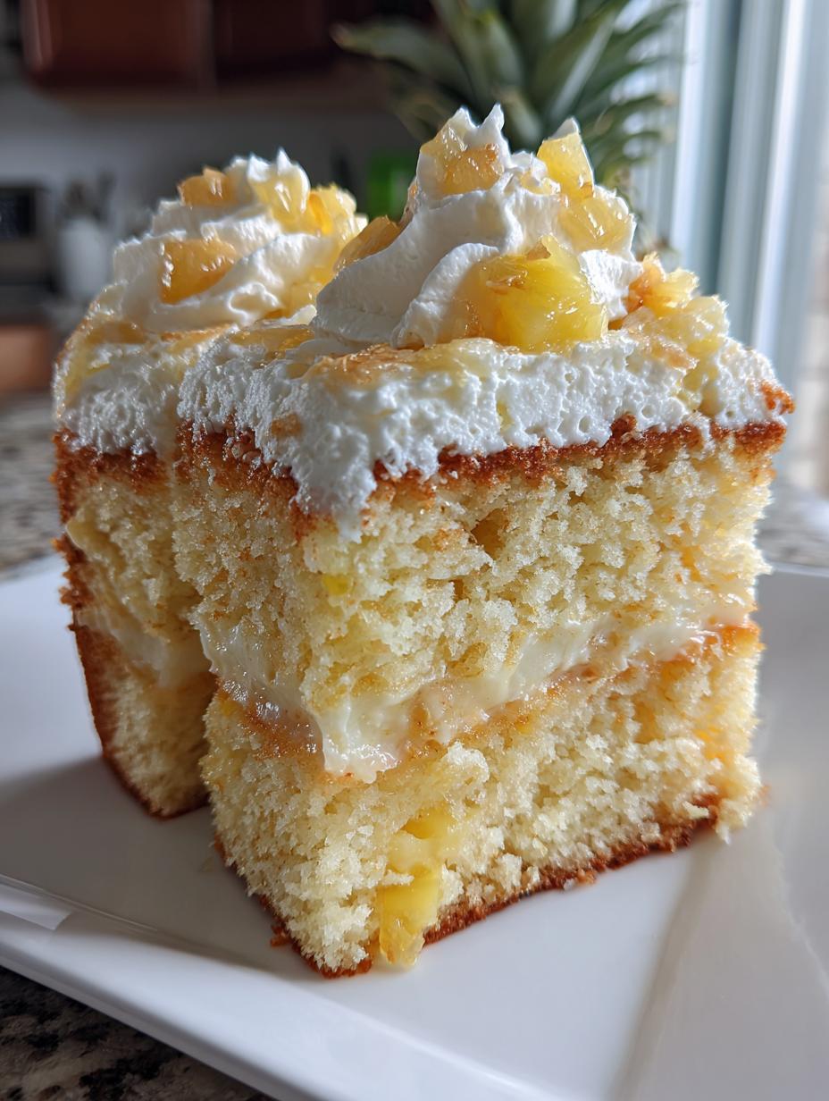 juicy pineapple heaven cake