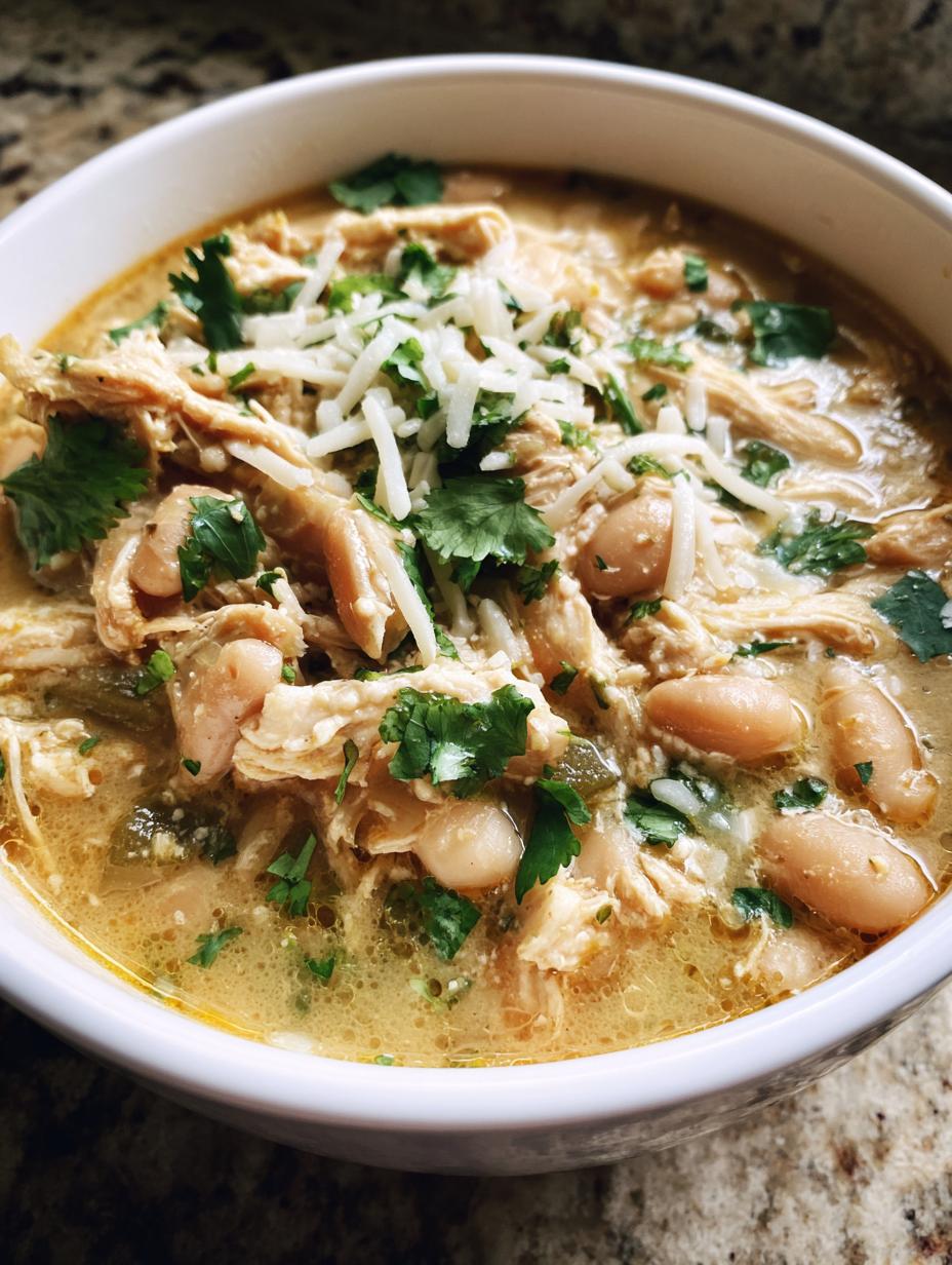 keto white chicken chili