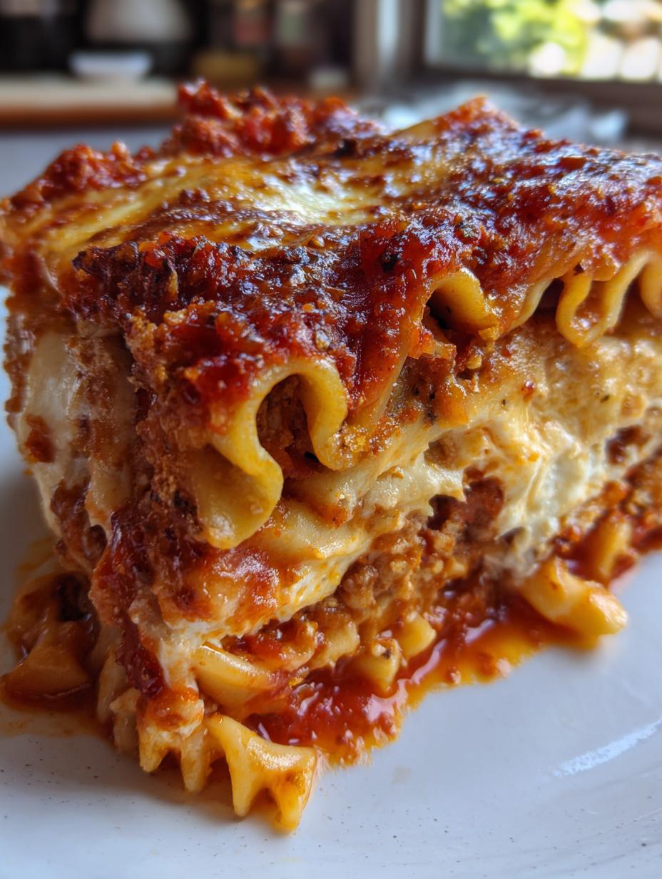 lasagna casserole with ricotta