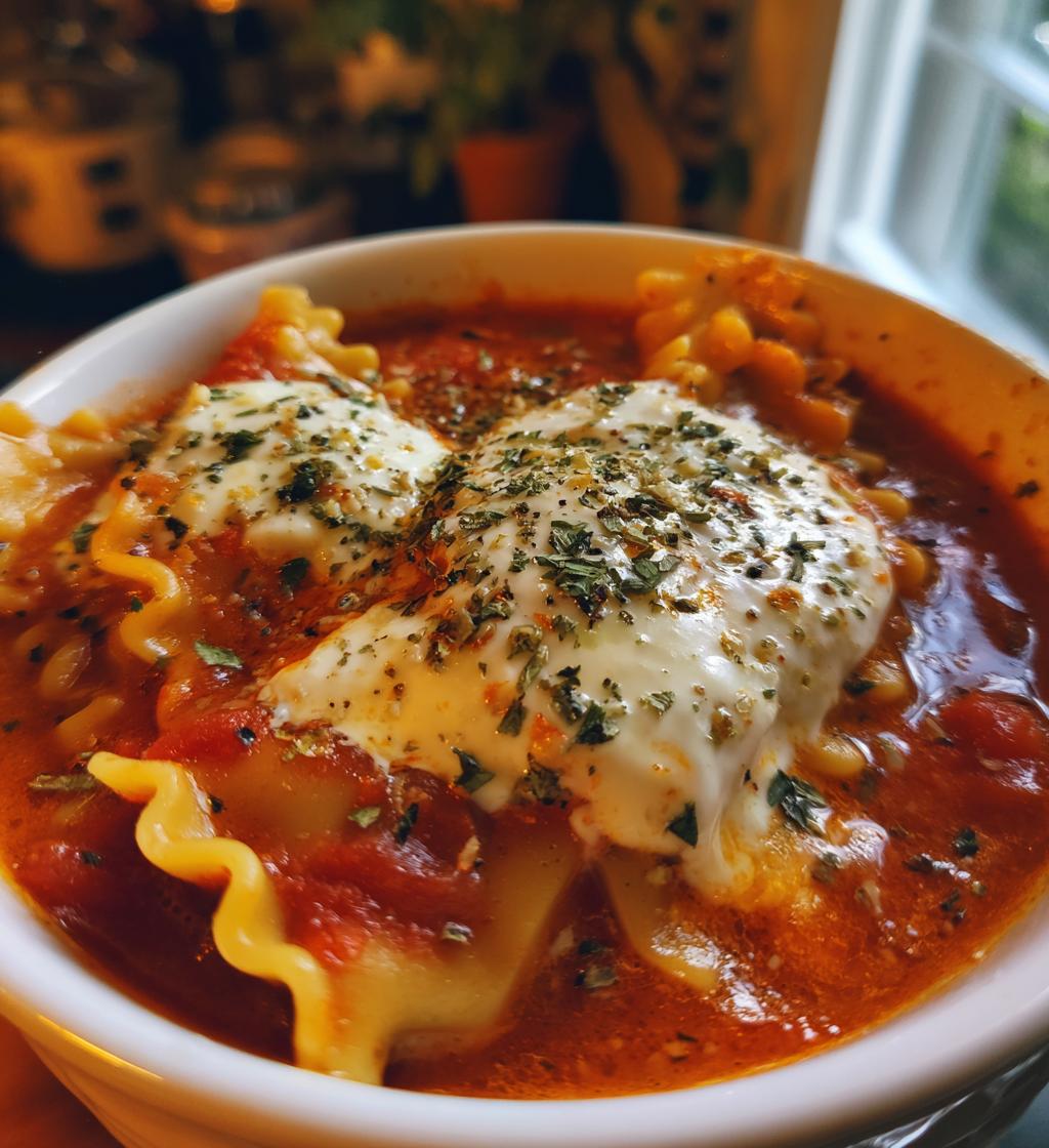 lasagna soup