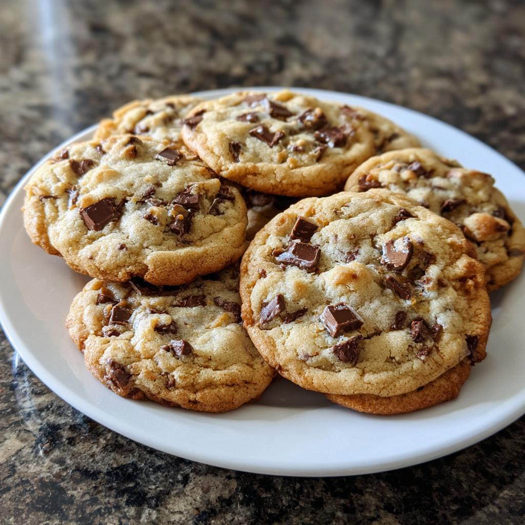lazy chocolate chip cookies - detail 1