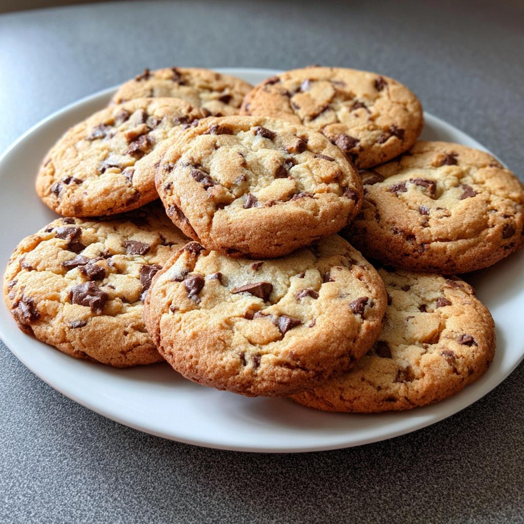 lazy chocolate chip cookies