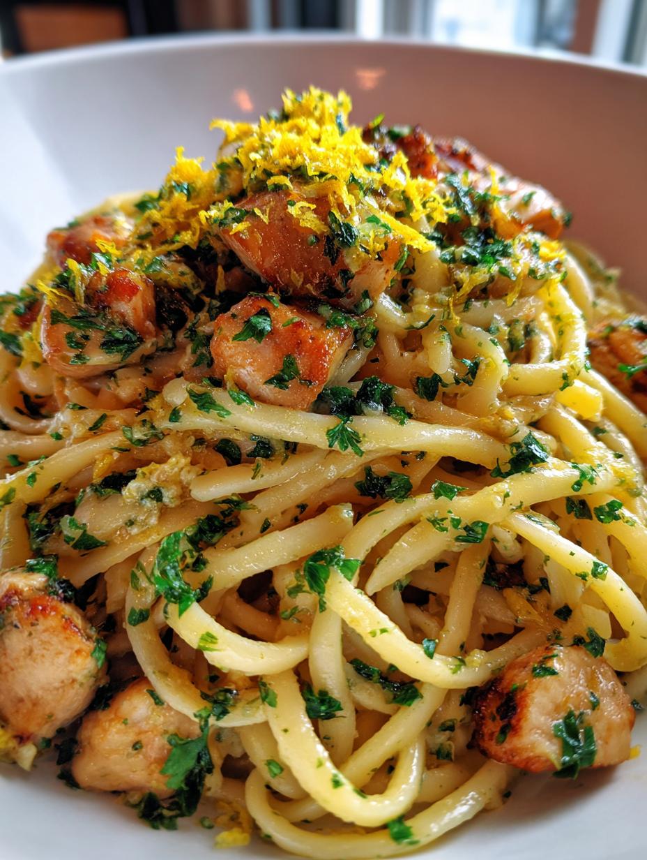 lemon chicken pasta