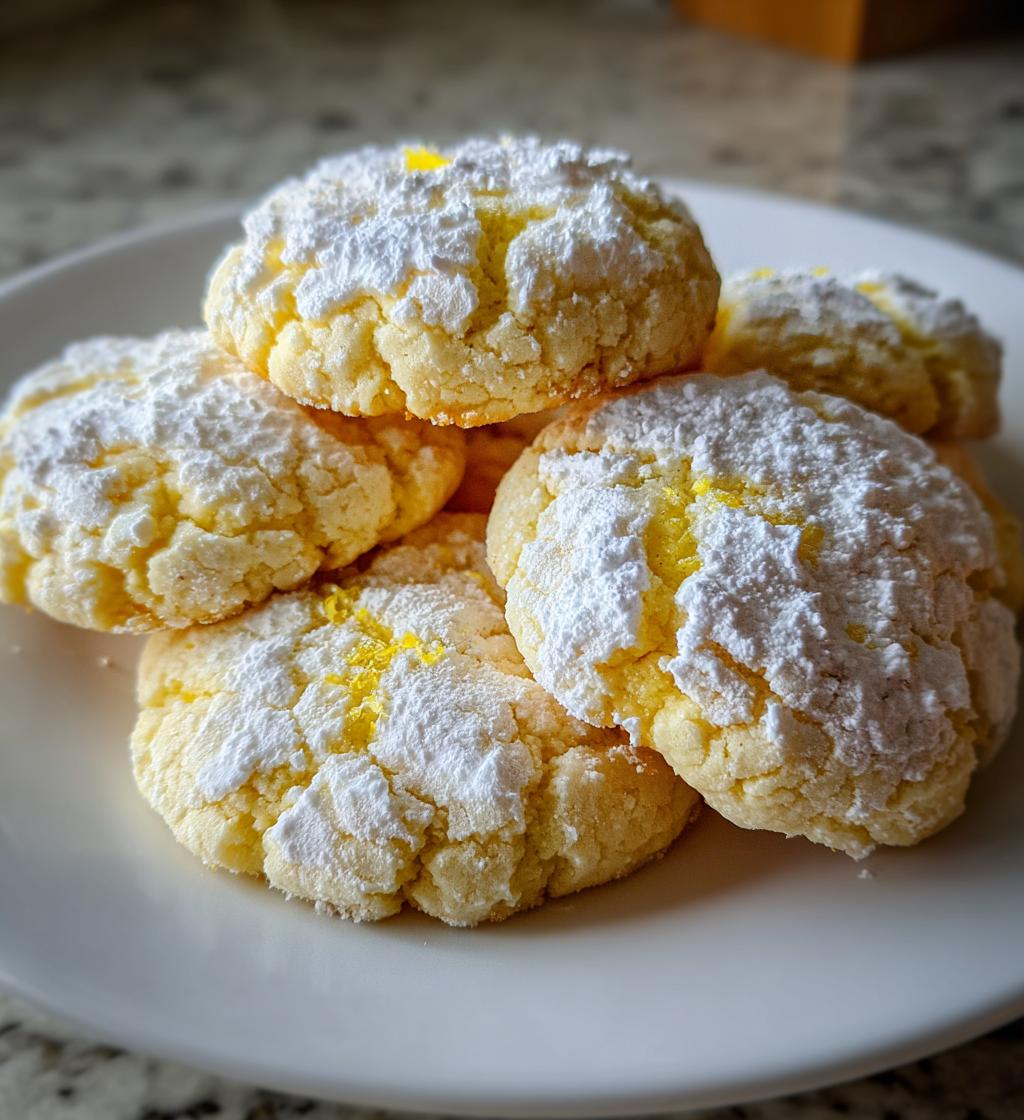lemon cookies - detail 1