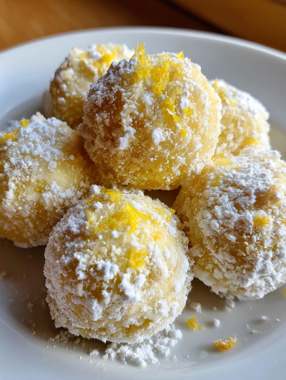 lemon truffles easy - detail 1