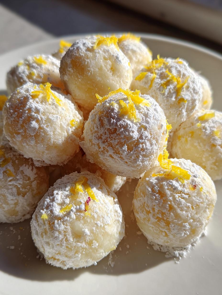 lemon truffles easy - detail 1
