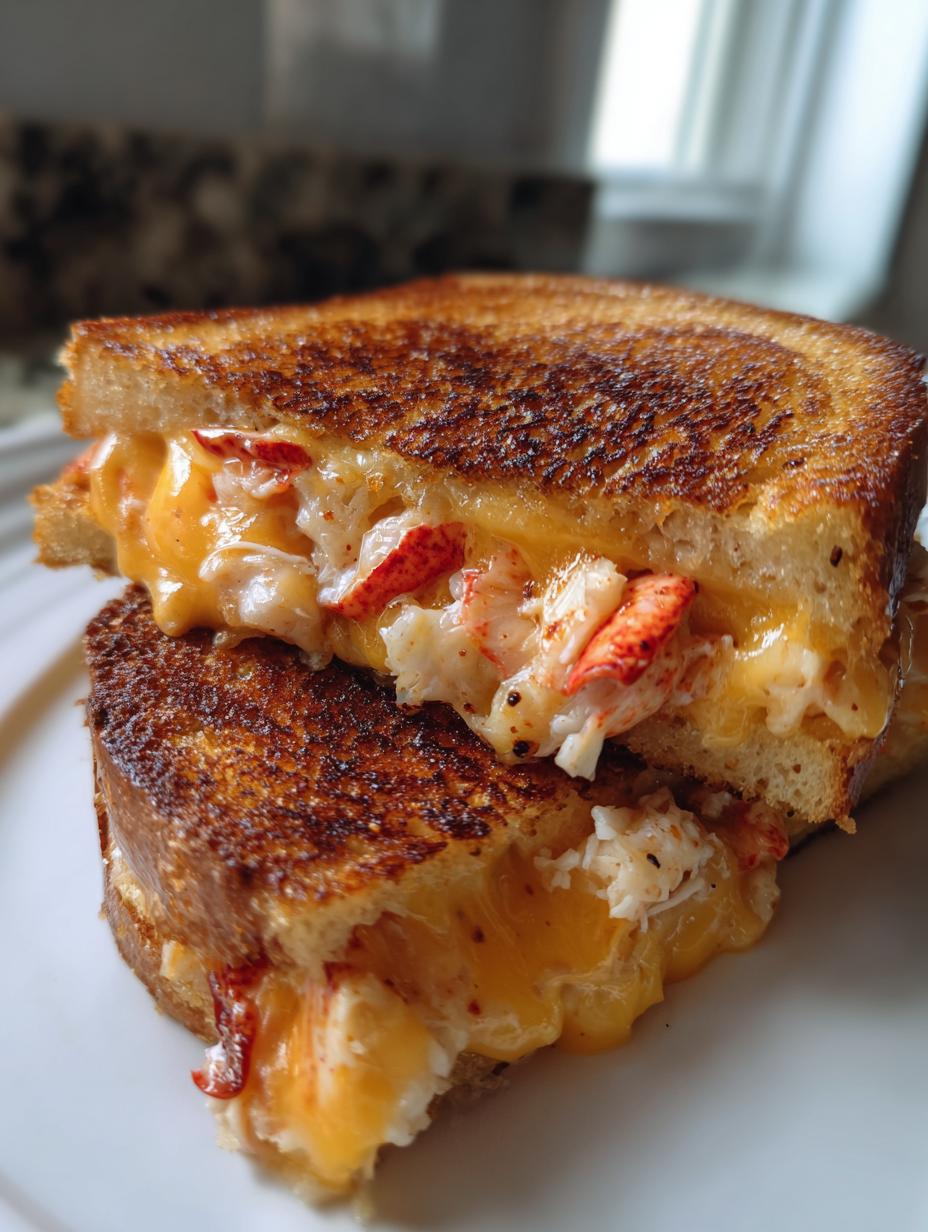 lobster grilled cheese sandwich