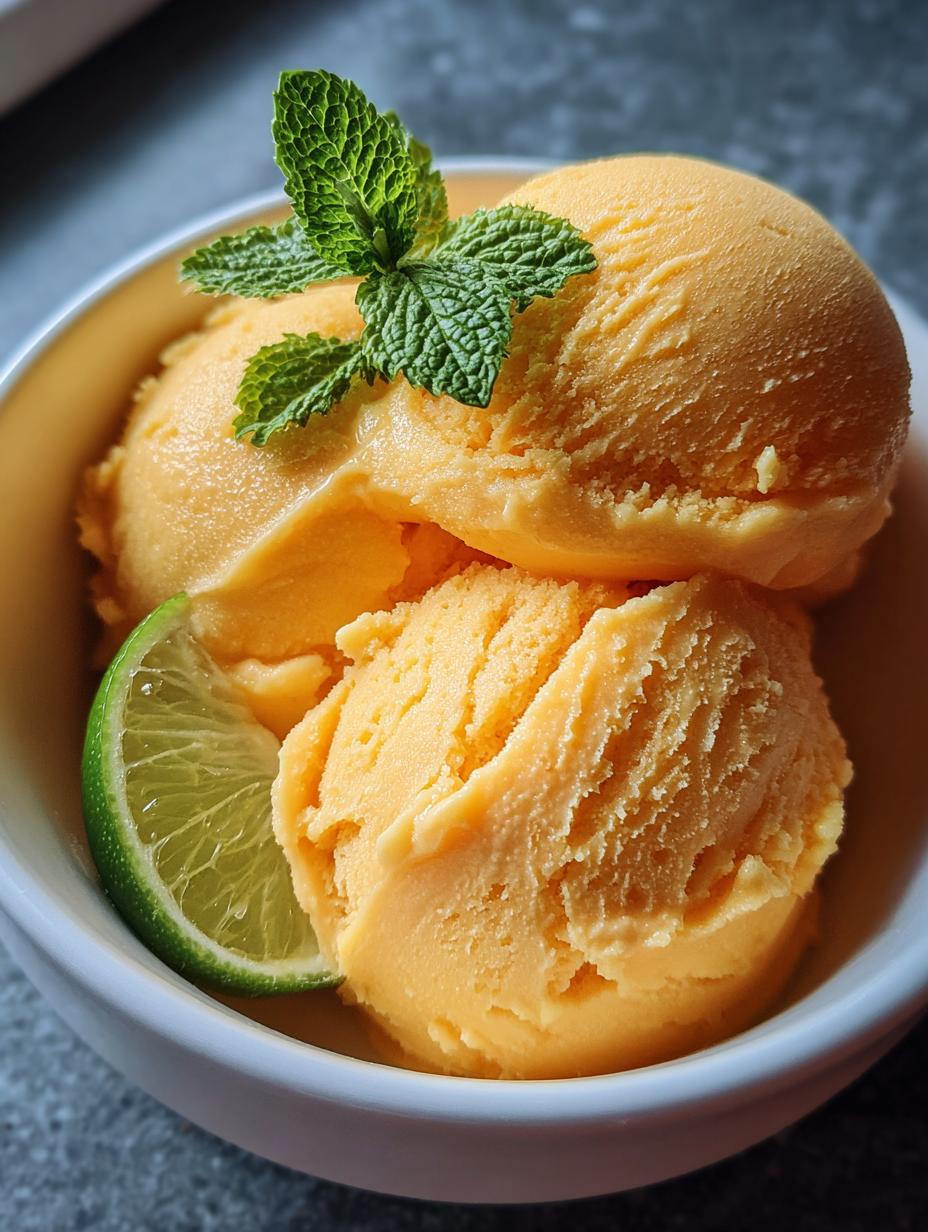 mango tango sorbet - detail 1